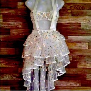 Sugar Thrillz floral tulle skirt